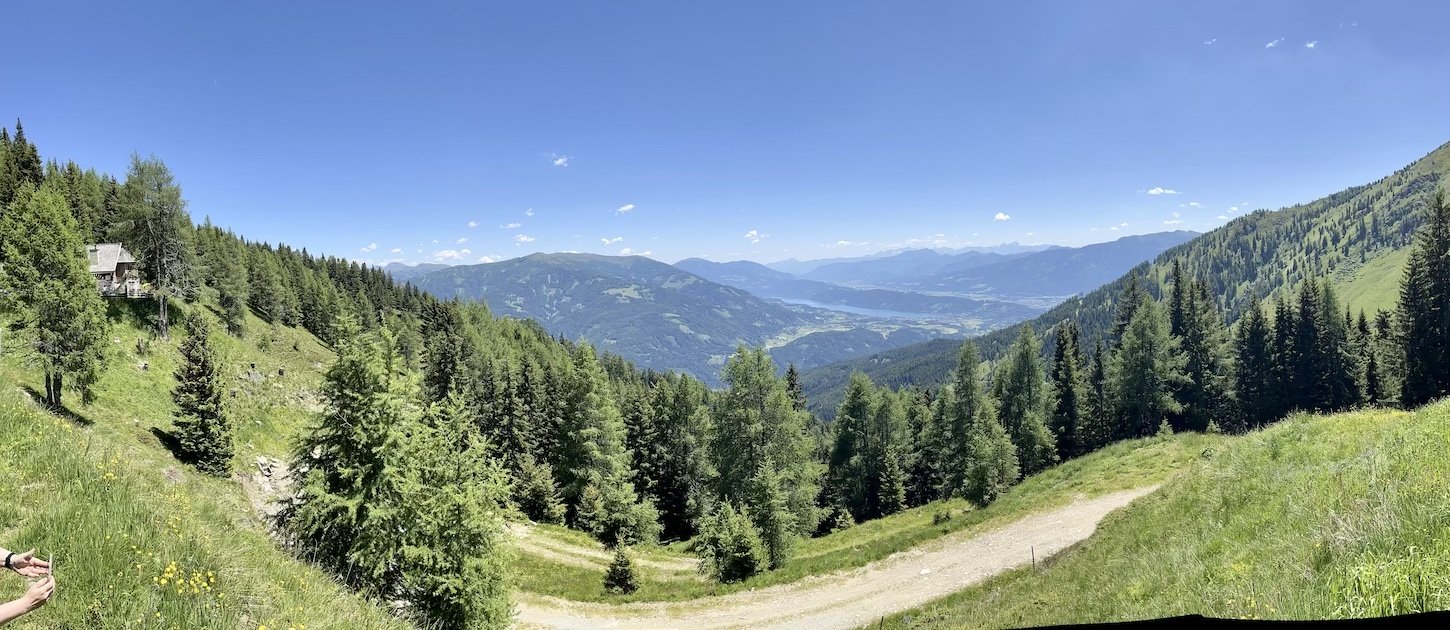 Bergfriedhütte Ausblick